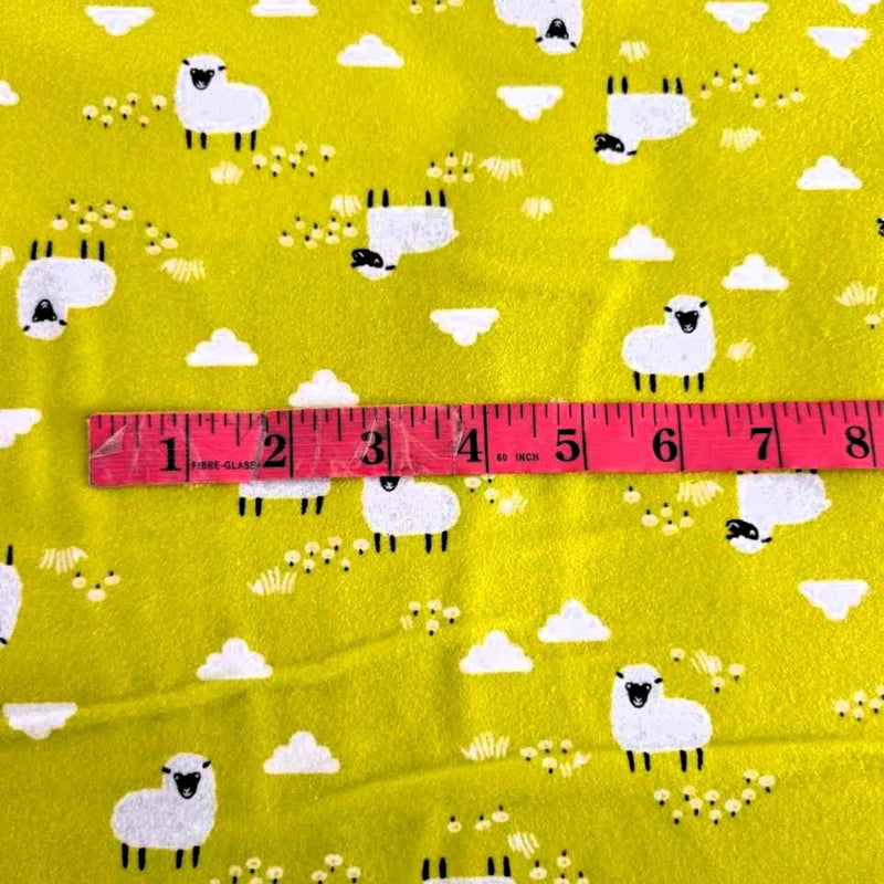 Sheep FLANNEL, Hello Sleepy, Pickle - Cotton