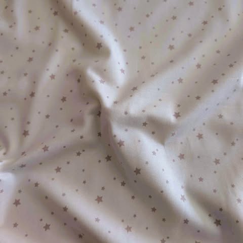 Star Off - White Jersey Print – Soft & Organic Fabric