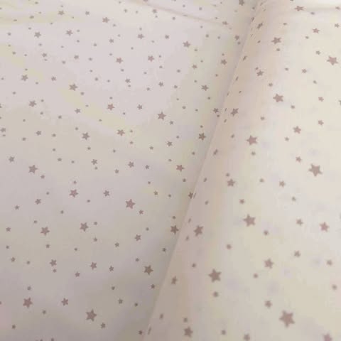 Star Off - White Jersey Print – Soft & Organic Fabric