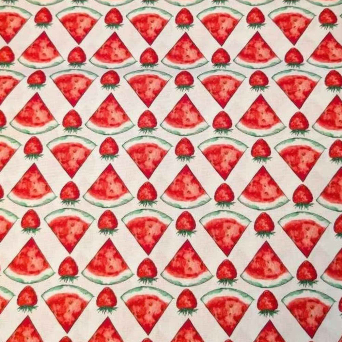 Sweet Summer Fabric Bundle – 9 Watermelon & Strawberry Prints by Anne Tavoletti