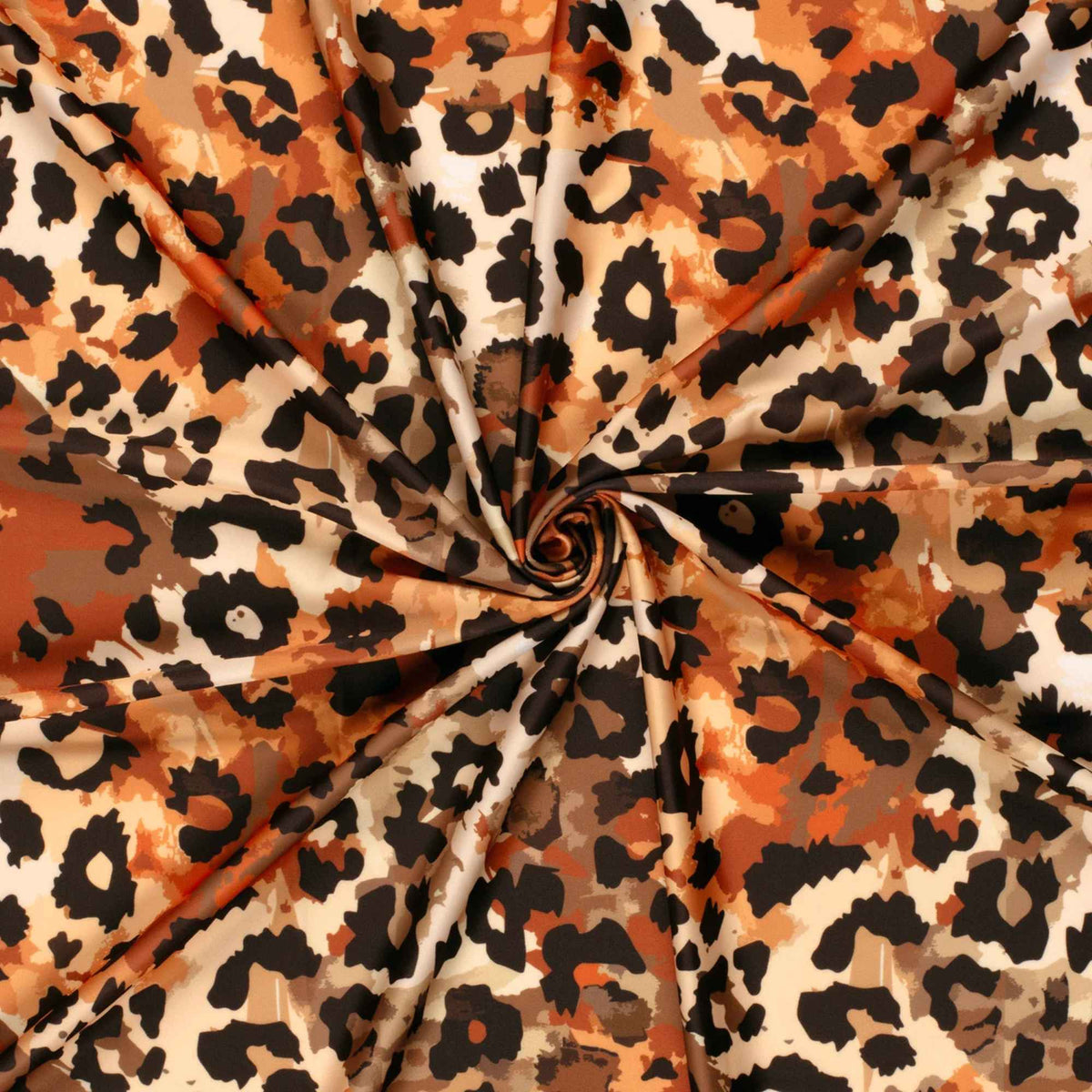 Swimwear Jersey | Digital Print Animals Brique | Oeko - Tex Stretch Knit