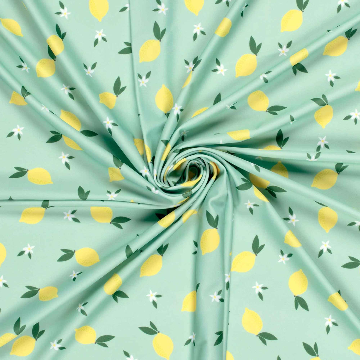 Swimwear Jersey UPF50 Recycled Fabric – Lemon Mint | Digital Print