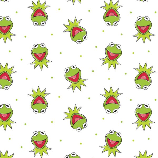 The Muppets - Kermit Cotton fabric