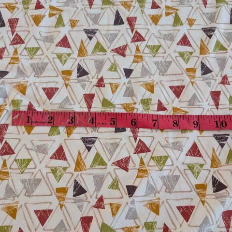 Triangles Terra Jersey – Soft & Organic Fabric