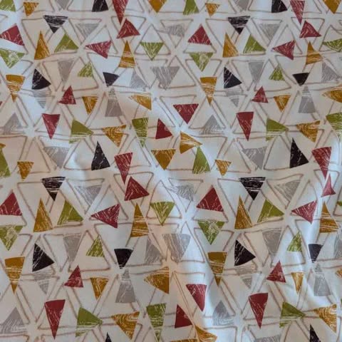 Triangles Terra Jersey – Soft & Organic Fabric