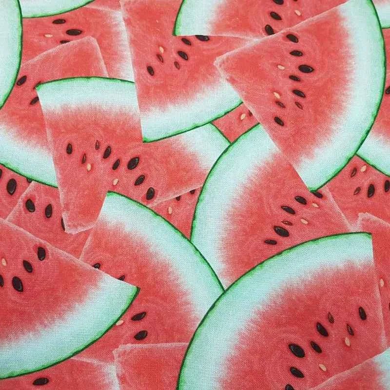 Watermelon, Wedges of Watermelon Quilting Cotton