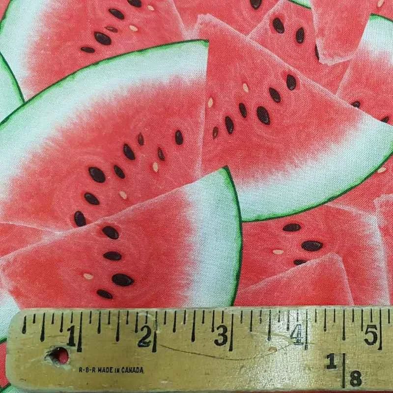 Watermelon, Wedges of Watermelon Quilting Cotton