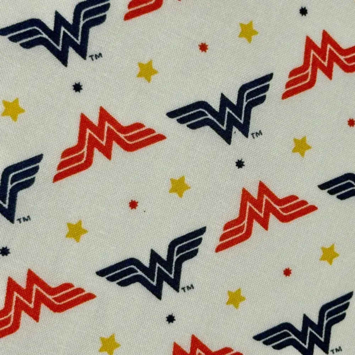 Wonder Woman Logo Fabric DC Comics, Camelot Fabrics 678361993998