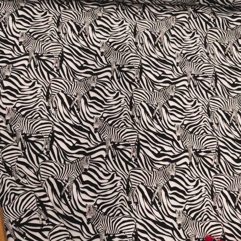 Zebra Print Fabric, Wild Camo, African Print