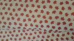 PUL Fabric Canada Red Maple Leaf Laminated Waterproof