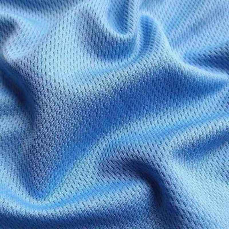 AWJ in Light Blue, Athletic Wicking Jersey Rice Mesh Fabric