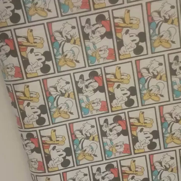 Mickey Mouse Fabric, Mickey and Friends
