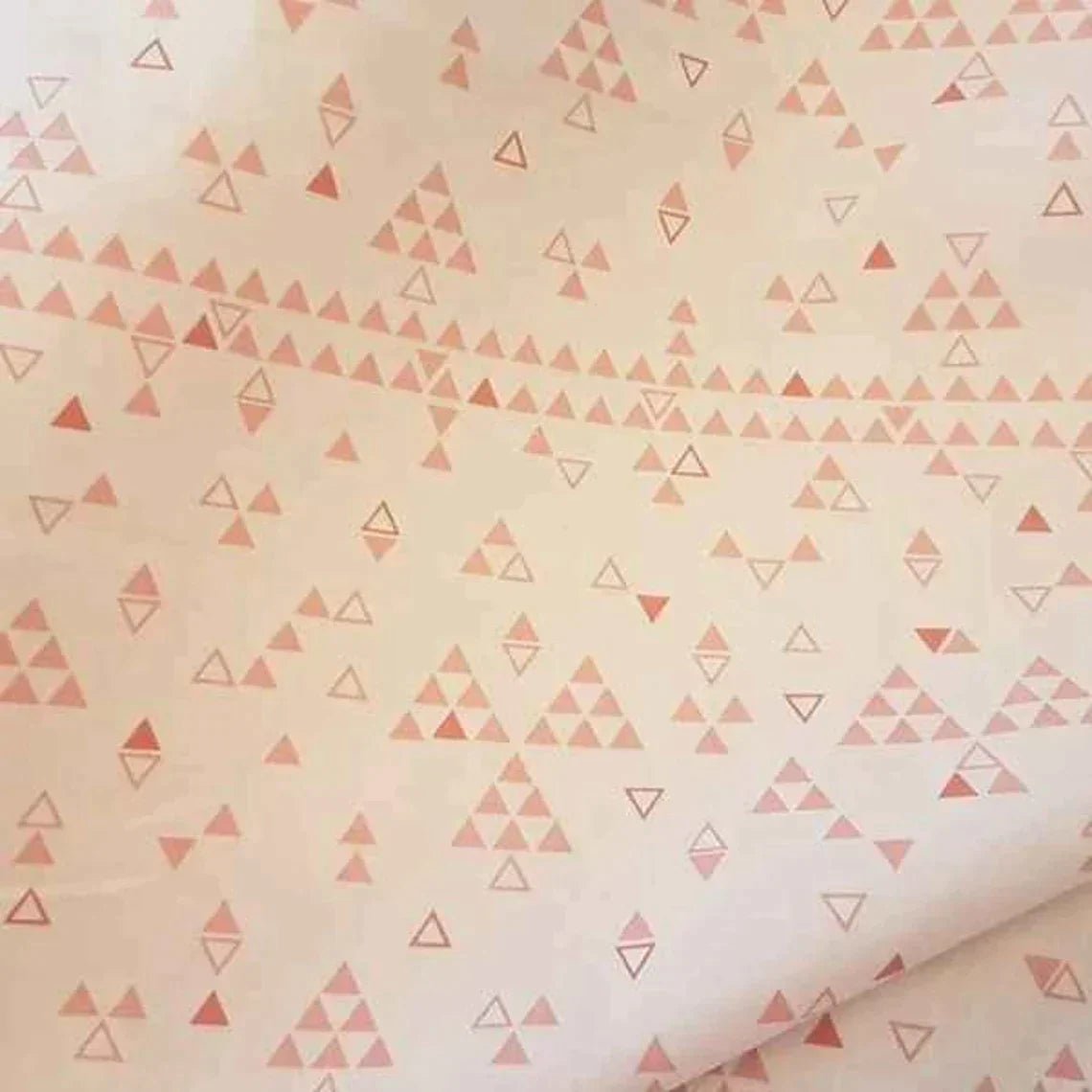 Baby Kisses Wide Back FLANNEL, 62" Wide, Pink Triangle Flannel