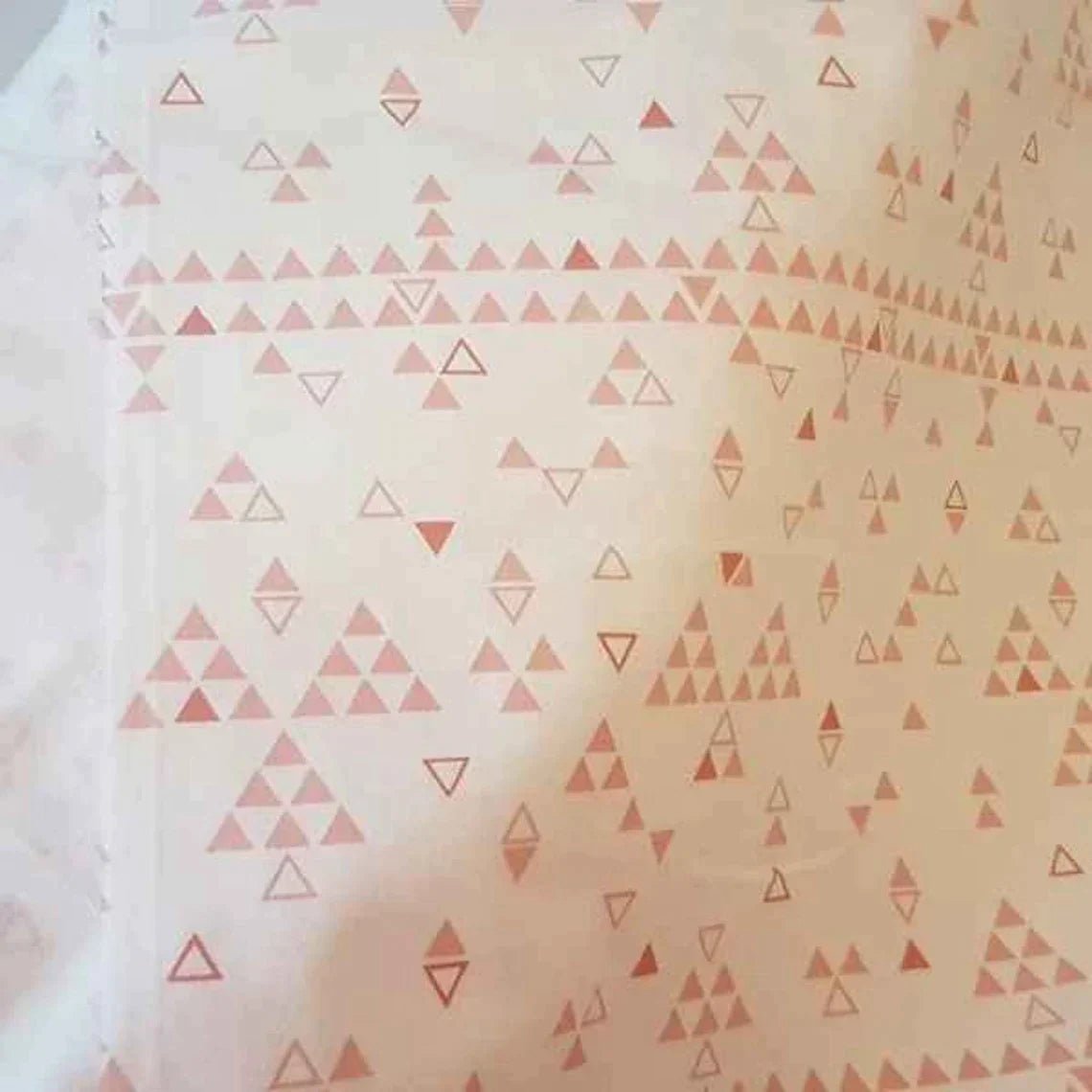 Baby Kisses Wide Back FLANNEL, 62" Wide, Pink Triangle Flannel