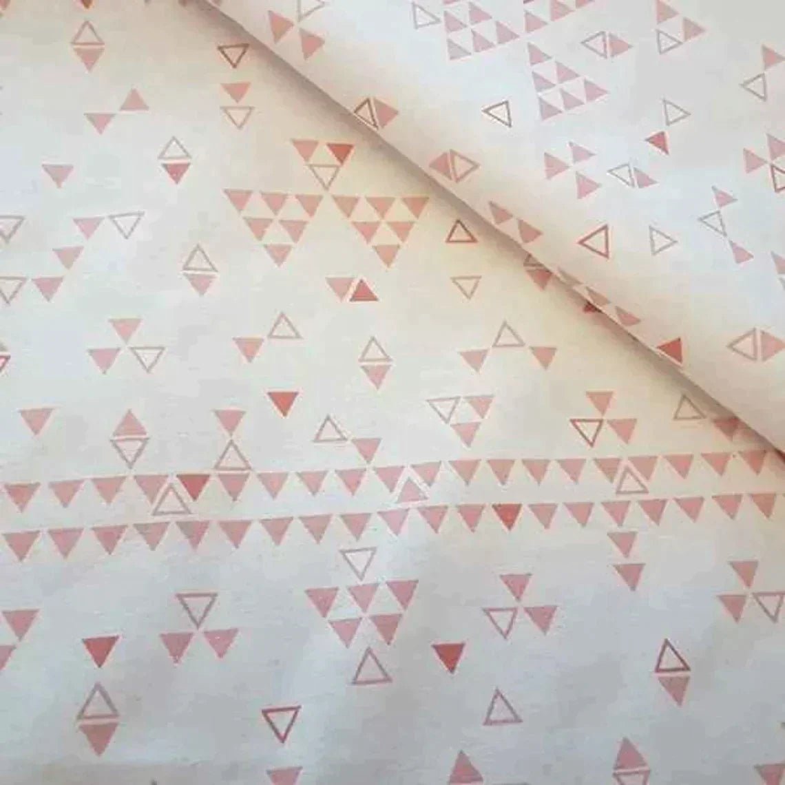 Baby Kisses Wide Back FLANNEL, 62" Wide, Pink Triangle Flannel