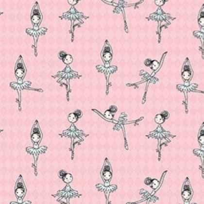 Ballet, Ballerina Fabric, Percale