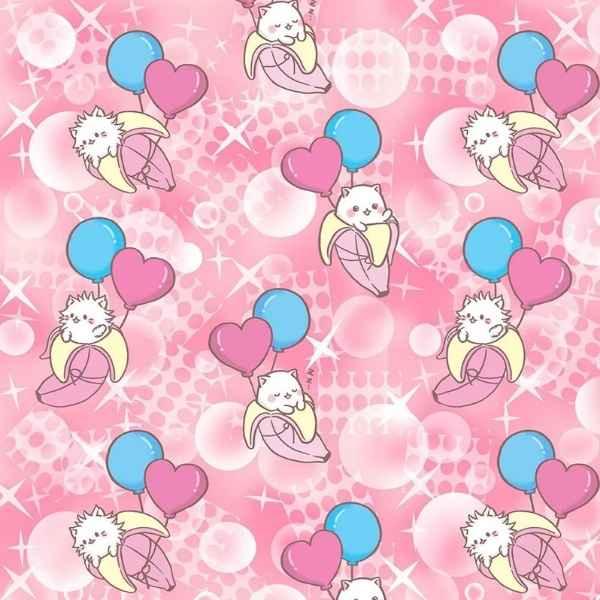 Balloon Fabric, BANANYA Cat fabric, Cotton Fabric