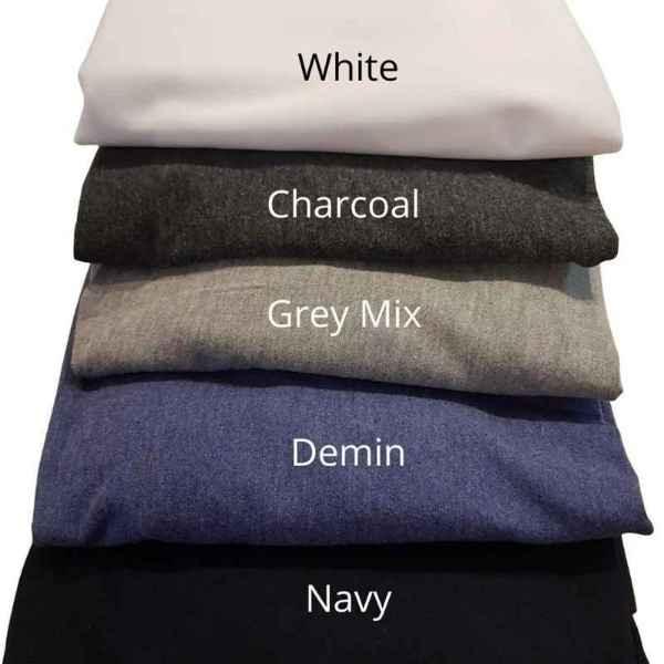 Bamboo Cotton Fabric with Spandex in 6 Classic Colors