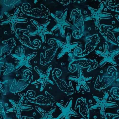 Batik Fabric by Mirah Blue Chase Fuego
