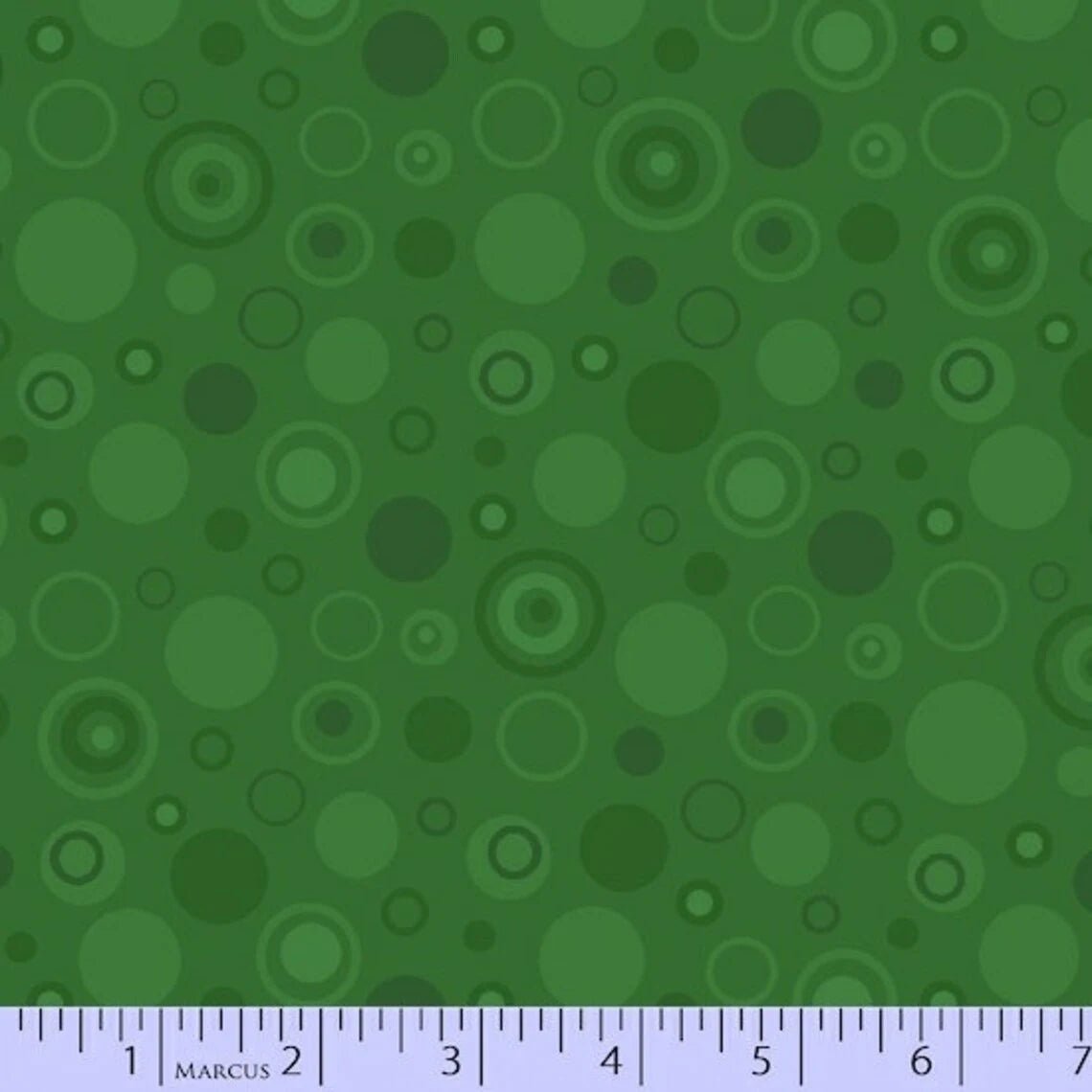 Bubble Dot in Green, Green Blender, Studio 37 Fabrics