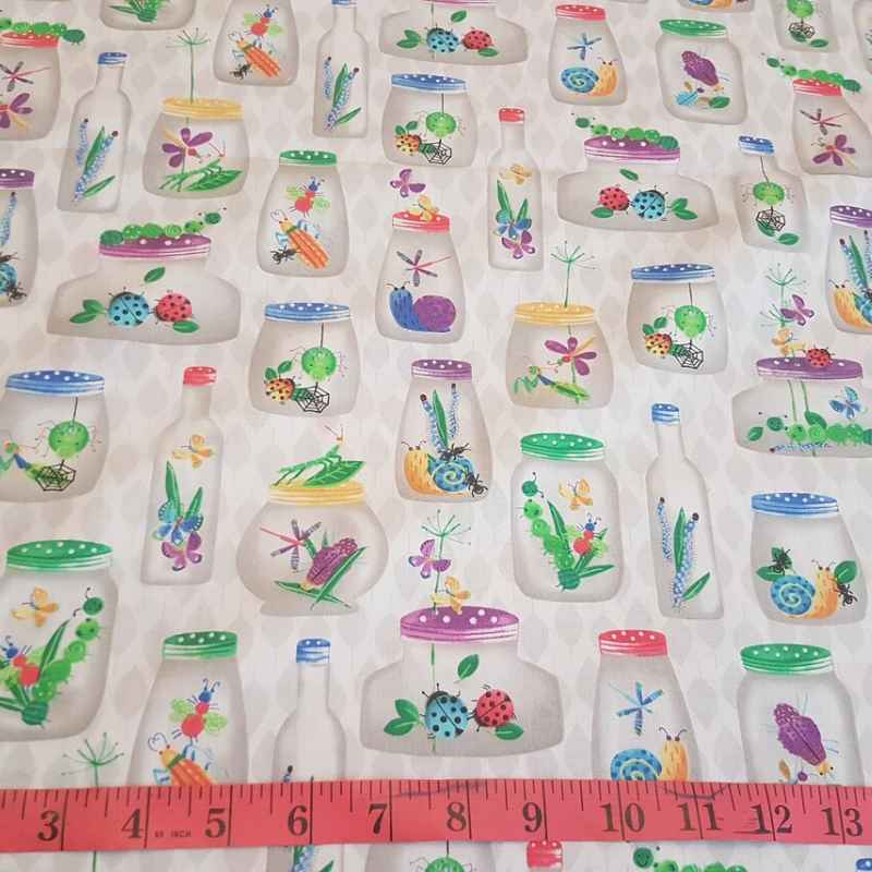 Bugs Galore, Blank Quilting, 100% Cotton Fabric | Fabric Design Treasures