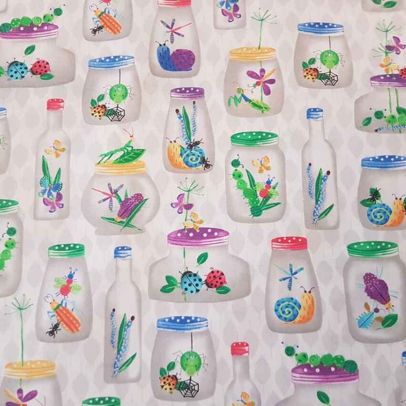 Bugs Galore, Blank Quilting, 100% Cotton Fabric | Fabric Design Treasures