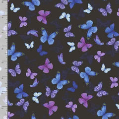 Butterfly Fabric, Pansy Paradise by Chong-a Hwang