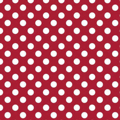 Camelot Fabric, Polka Dots, Crimson, Mixology 21005