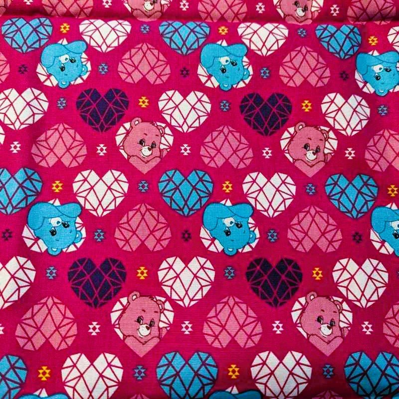 Care Bears Sparkle & Shine - Hearts, Licensed | Fabric Design Treasures