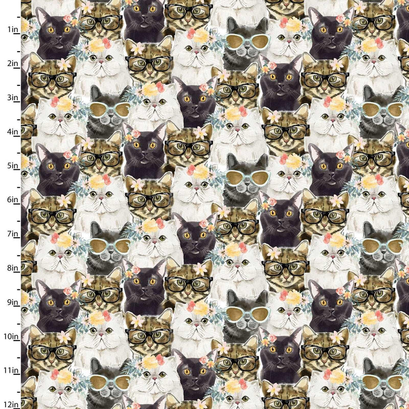 Cat Fabric, Everyday is Caturday Collection