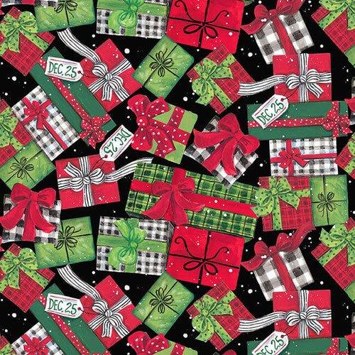 Christmas Fabric Christmas Gifts Fabric by Diane Kater