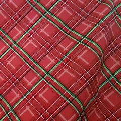 Christmas Fabric, Christmas Plaid Fabric, Hi-Fashion Fabric