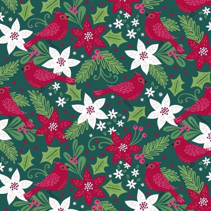 Christmas Fabric, Holiday Wonder, 3 Wishes