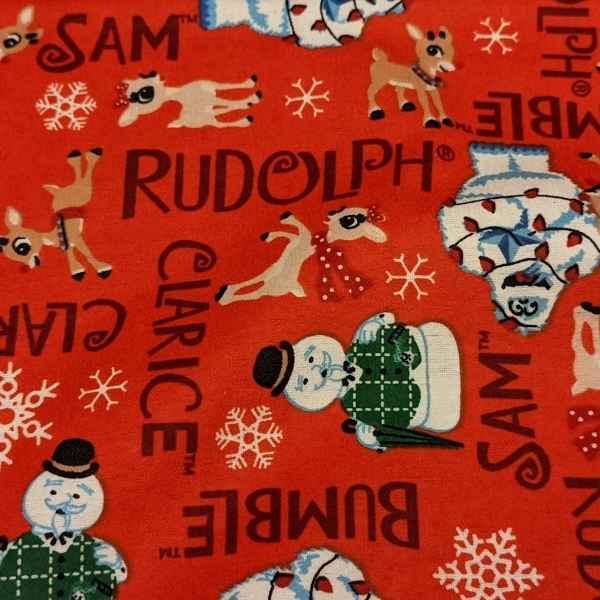 Christmas Flannel Rudolph Flannel Character Names Red