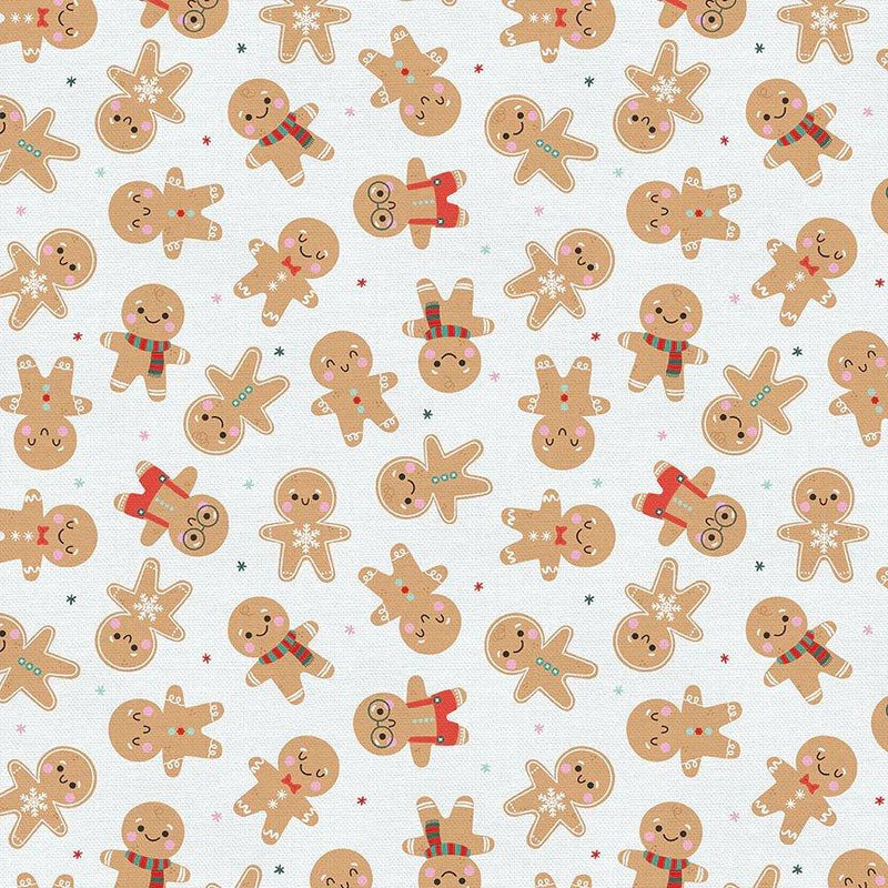 Christmas Nostalgia Gingerbread Fabric