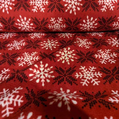 Christmas Snowflakes Anti-Pill Polar Fleece