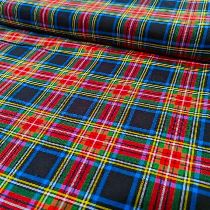 Classic Plaids: Outland Tartans in Navy Yarn Dyes