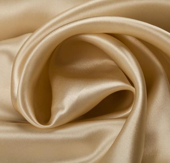 Crepe Back Satin Fabric in Beige