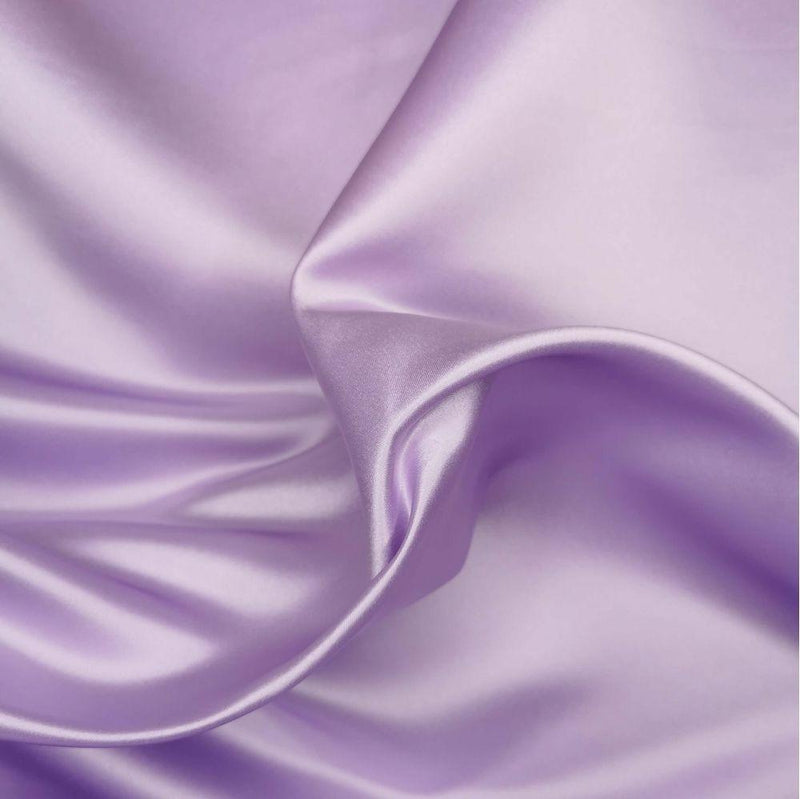 Crepe Back Satin Fabric in Lilac