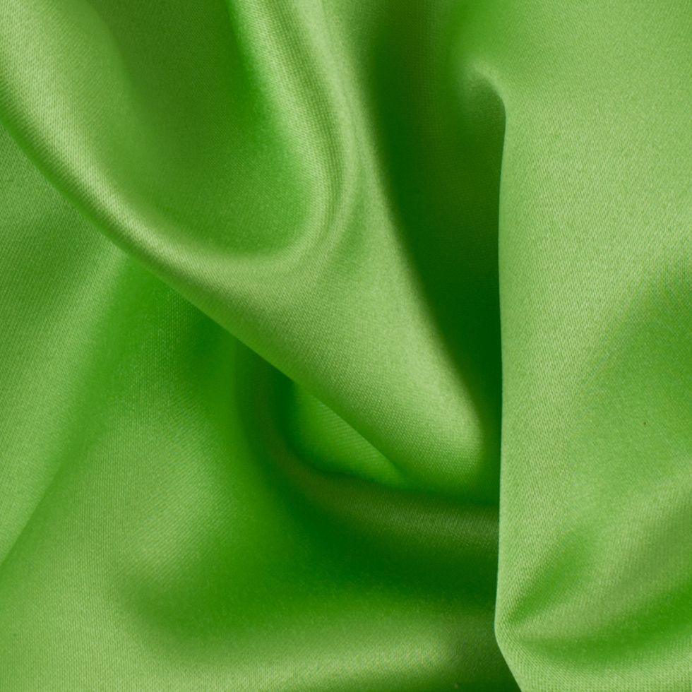 Crepe Back Satin in Lime Green - Fabric Design Treasures
