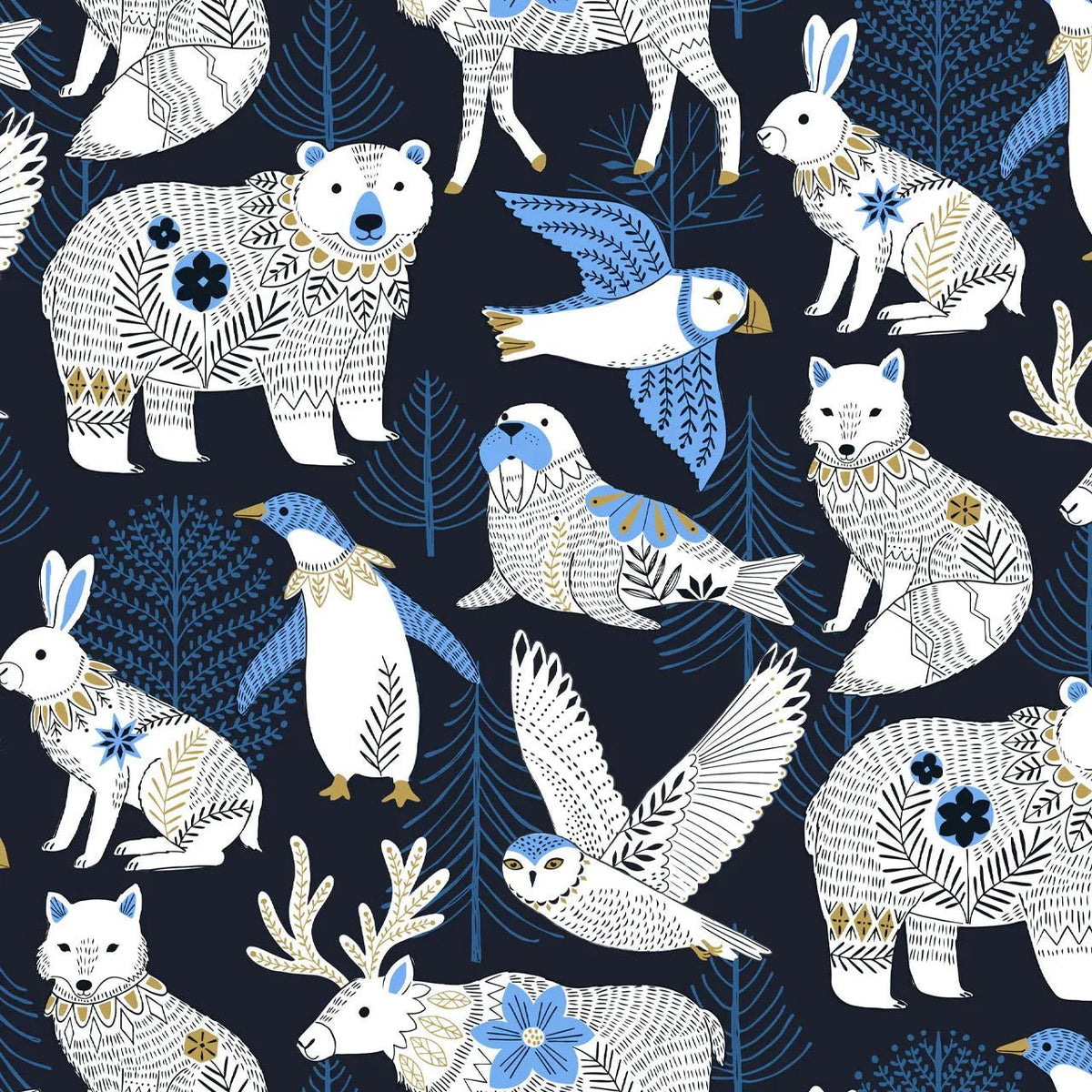 Dashwood Studio - Arctic 8 Fabric Fat Quarter Bundle