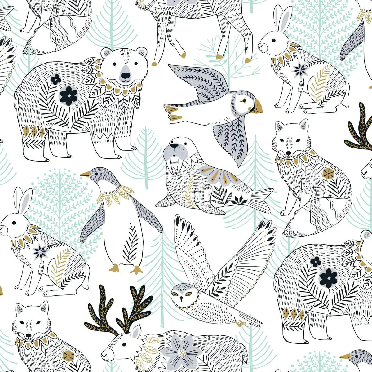 Dashwood Studio - Arctic 8 Fabric Fat Quarter Bundle