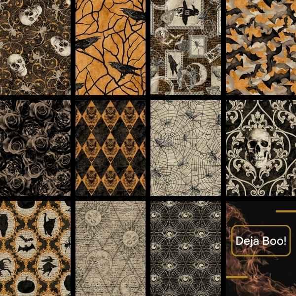 Deja Boo - Fat Quarter 11pc Bundle and Panel