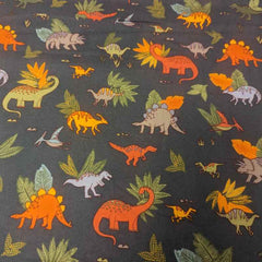 Dinosaur Cozy Flannel by Whistler Studio - Oeko-Tex Certified | Fabric Design Treasures