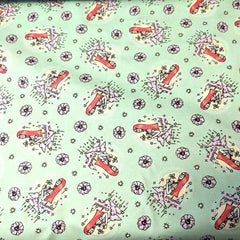 Disney Enchanted Sally on Green Nightmare before Christmas | Fabric Design Treasures