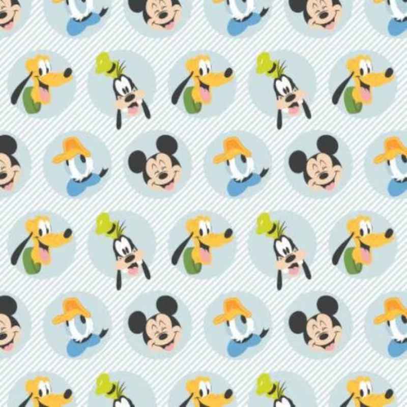 Disney, Mickey Mouse & Friends, Head Toss | Fabric Design Treasures