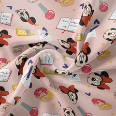 Disney Minnie Living Her Best Life in Blush | Fabric Design Treasures