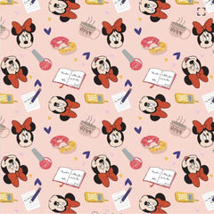 Disney Minnie Living Her Best Life in Blush | Fabric Design Treasures