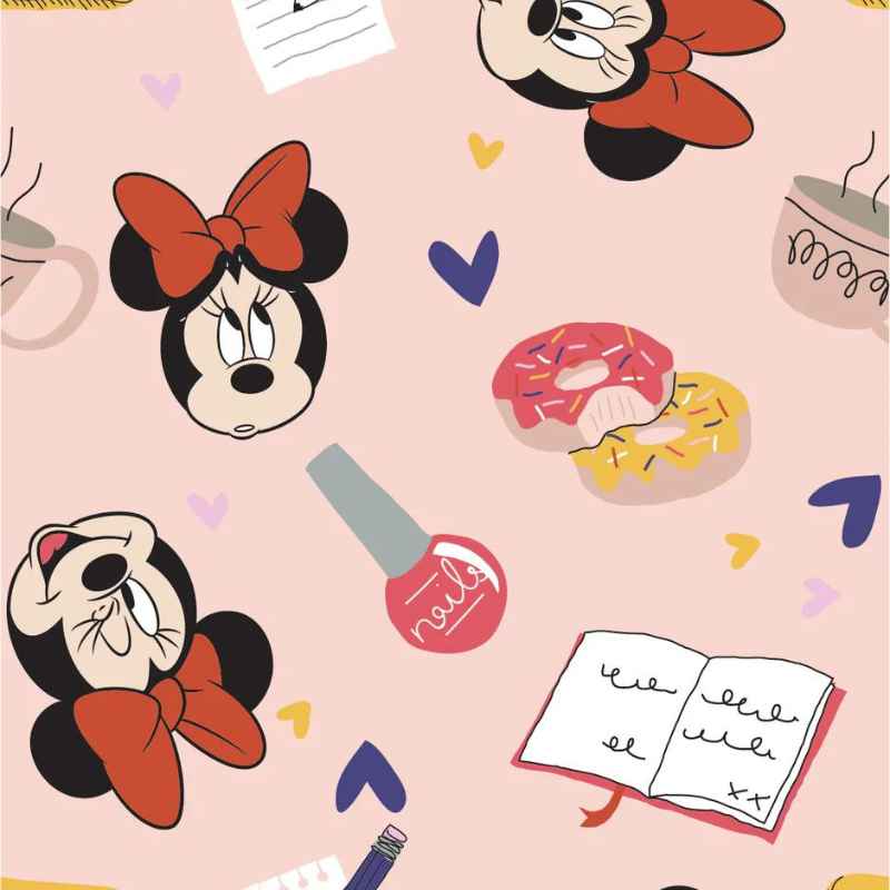 Disney Minnie Living Her Best Life in Blush | Fabric Design Treasures