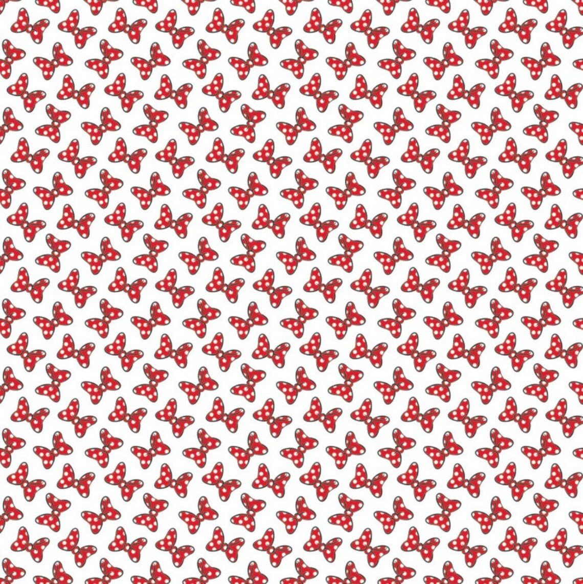 Disney Minnie Mouse Bows, Minnie Mouse Dot Couture | Fabric Design Treasures